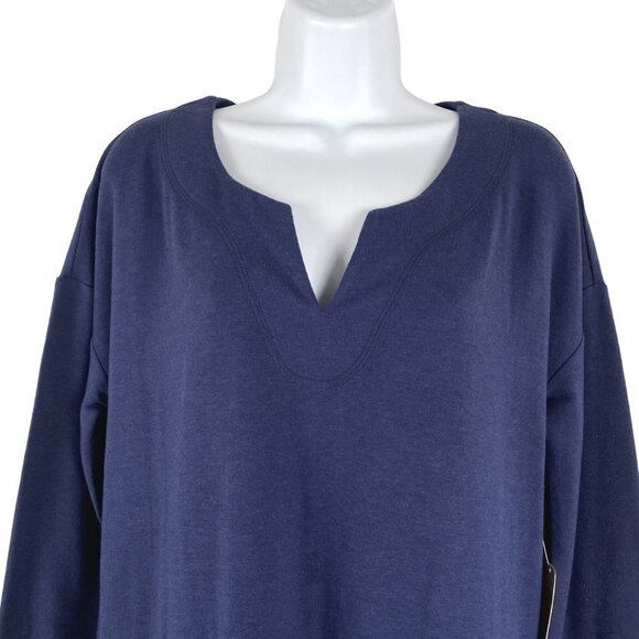 Lilly Pulitzer UPF 50+ Joyce Dress Small True Navy Blue V-Neck NWT DR-1418 - Picture 3 of 13